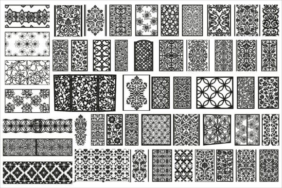 Download Elegant Floral Pattern Set - Set Collection