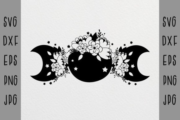 Download Moon Phases Svg, Celestial Svg, Flower - Moon phases svg Collection