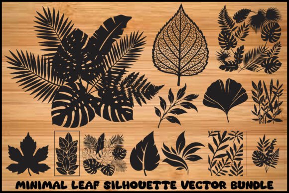 Download Botanical Silhouette Cut Files for Cricu - Files Collection
