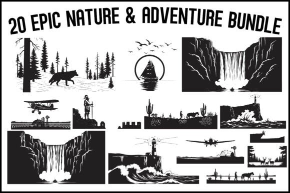 Download Nature &amp; Adventure SVG Set - Set Collection