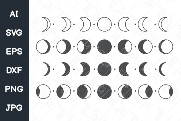 Download Moon Phases SVG | Mystical Moon Phases - Premium Bundle