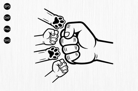 Download Father's Day Fist Bump Set SVG, Dad SVG - Set Collection