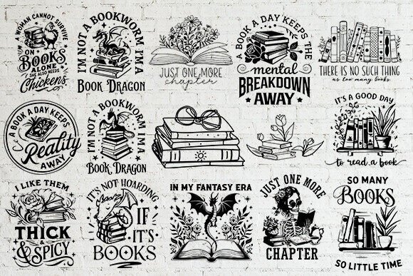 Download Reading Book Svg Bundle, Book Lover Svg, - Book svg Collection