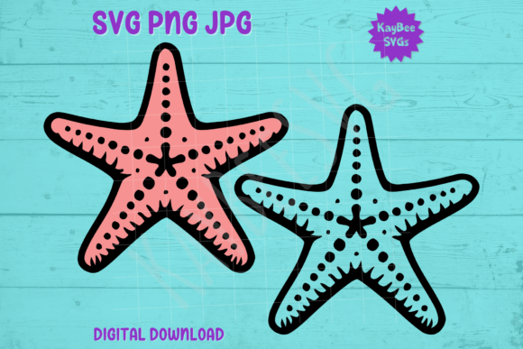 Download Starfish SVG PNG JPG Cut Files - Files Collection