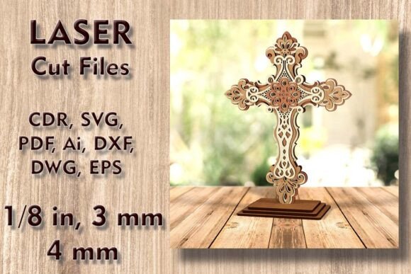 Download Cross Laser Cut Files Christian Decor - Files Collection